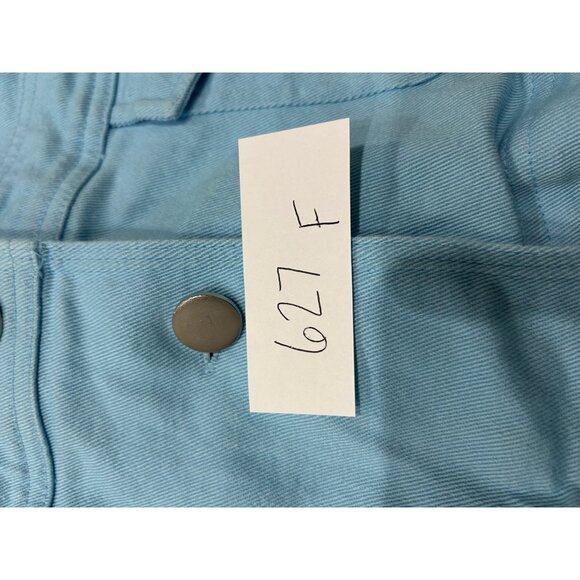 Lilly & Van Light Blue Denim Jacket Womens L Button-Up Front Pockets Casual Styl - Picture 8 of 9
